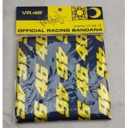 Foulard Valentino Rossi blu con numero 46 giallo art: 21001 VR46