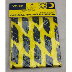 Foulard Valentino Rossi giallo con numero 46 blu art: 20901 VR46