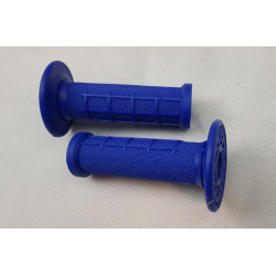 Manopole universali blu per mini cross con manubri da 22 mm e accelleratore a rotazione art :...