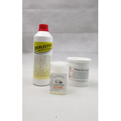 Kit trattamento ceramico anticorrosivo per ripristino serbatoi moto fino a 10 litri Art :...