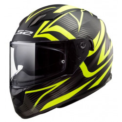 Casco integrale doppia visiera con grafica giallo fluo per moto e scooter Art:CASCO FF320 STREAM...