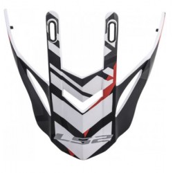 frontino di ricambio per casco LS2  Xtreme mat blek red art:800436PK13010 LS2