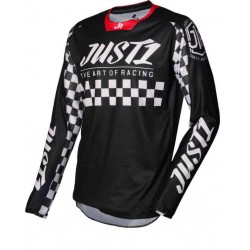 Maglia in Jersey J-Force Race Black-White da Motocross Enduro e Fuoristrada Art :6950020001002...