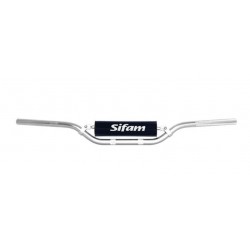 Manubrio alluminio argento con paracolpi per moto Cross art:GUIMT39 1 SIFAM