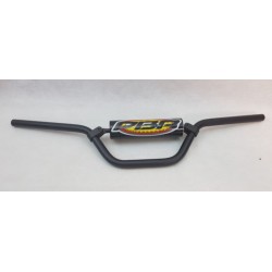 Manubrio in ergal nero completo di traversino e paracolpI per Pit Bike 125 CC diametro 22mm...