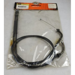 Coppia corde acceleratore nero per Honda Shadow VT600 +350 mm mandata e ritorno art: E112870000...