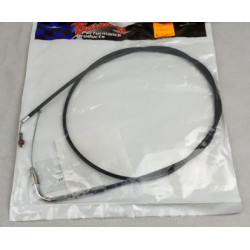 Corda acceleratore nero per moto Harley Davidson ritorno lunghezza +6" art: 101-30-40009-06 BARNETT