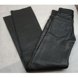 Pantaloni Moto Custom In vera Pelle A-pro Modello Legend Nero Vendita  Online 