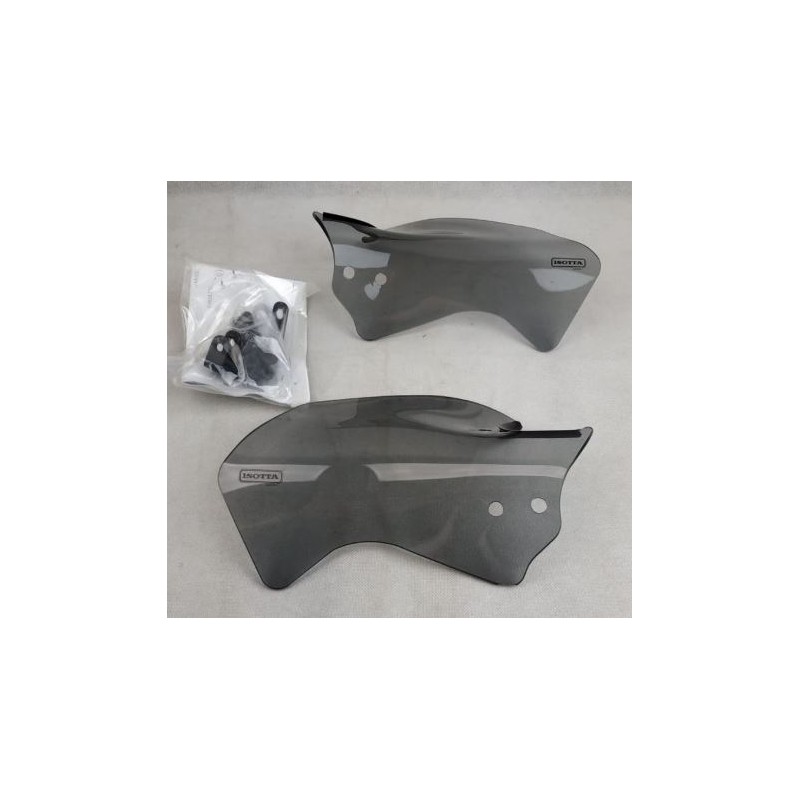 Coppia paramani in plexiglass fume chiaro per scooter Yamaha TMAX 500 art:  PM15FC ISOTTA