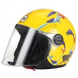 Casco jet Bimbo Road Runner Warner Bros visiera lunga omologato art:713BHR ROAD RUNNER