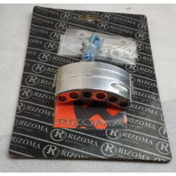 Kit indicatori spie a lampada in alluminio per moto custom art: EE010L RIZOMA