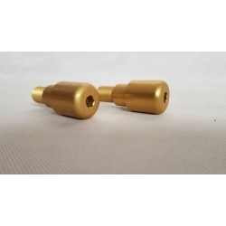 Terminali manubrio in lega oro per Yamaha T-MAX 500  art: 45ST44 ORO PBR