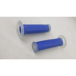 Manopole in gomma blu e trasparente per manubri da 22 mm art: IN551 CHAFT