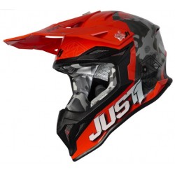 Casco da motocross/enduro mod Kinetic gloss con visiera integrata art:J39 KINETIC GLOSS JUST1