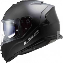 Casco integrale moto doppia visiera FF800 Storm Solid nero per moto stradale e da turismo...