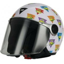 Casco jet Bimbo 713 Tartarughe Ninja Warner Bros visiera lunga omologato art:BHR713 TARTARUGHE NINJA