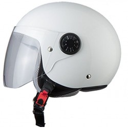 Casco jet Bimbo 806 bianco visiera lunga omologato art:BHR806 BIANCO