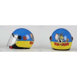 Casco jet Bimbo Tom e Gerry Warner Bros visiera lunga omologato art:713BHR TOM E JERRY