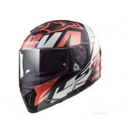 Casco moto integrale doppia visiera colore Baz challenge art:FF390 BREAKER LS2