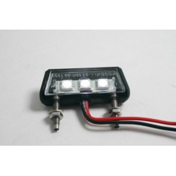 Luce targa a led omolodata universale per moto e scooter art:20301076 PARTS EUROPE