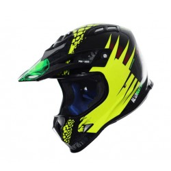 Casco cross Shiro MX308 Kids Alien Nation Giallo Fluo art:1428 04 SHIRO