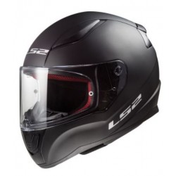 Casco integrale FF353 Rapid Single Mono nero per moto sportive e gran turismo.art:LS20353 LS2