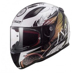 Casco integrale FF353 Rapid Boho nero per moto sportive e gran turismo.art:FF353 BOHO LS2