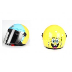 Casco jet Bimbo Sponge Bob visiera lunga omologato art:713 SPONGEBOB BHR