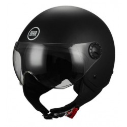 Casco moto  801 demi-jet nero opaco art:801 NERO BHR