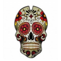 Protezione serbatoio mod.Skull c/rosso 156,5X100 mm per sebatoio medio art:3673R PUIG