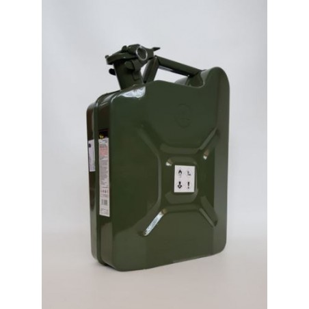 Tanica Metallo Pesante TANICA MILITARE PER Carburante VINTAGE - 3