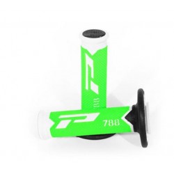 Manopole universali serie 788 verde/bianco/nero per  manubri da 22 mm moto cross enduro...