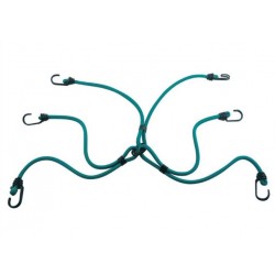 Ragno verde Master Loock a 3 elastici e 6 braccia lung. 80 cm estensione max 120 cm per...