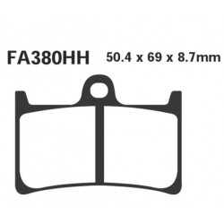 Coppia pastiglie freno FA380HH Double-H sinterizzate per moto Yamaha rif New-Fren 0190...