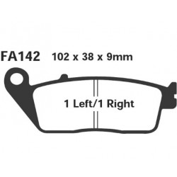 Pastiglie freno sinterizzate FA142HH per moto Kagiva Honda Suzuki Triumph art:FA142HH EBC