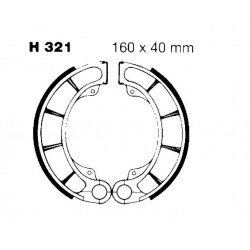 Ganasce freno con molle EBC in alluminio per moto Honda CBX 650 E 1983-1984 art:H321 EBC