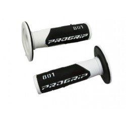 Coppia manopole universali Serie 801 soft touch  motocross enduro con Ø manubrio da 22mm...