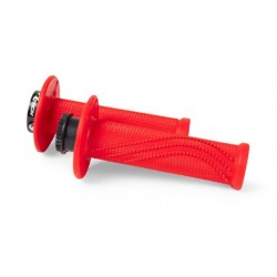 Manopole R-tech serie R20 sistema lock on colore rosso neon per Moto cross Enduro...